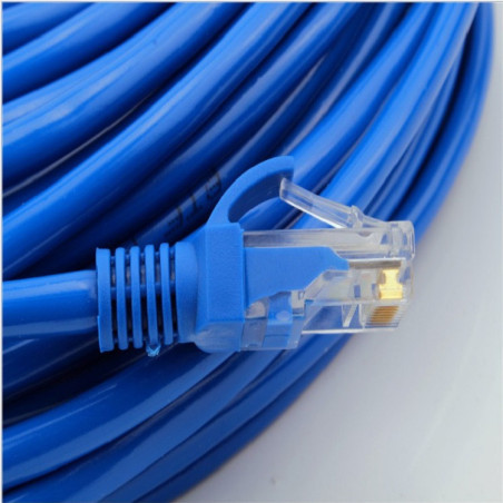 Câble Réseau RJ45 - 30m Bleu | Smarty Paris 18e